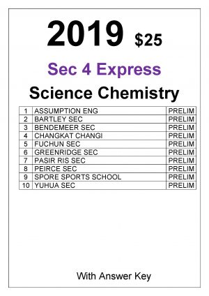 2019 Sec4 Science Chemistry