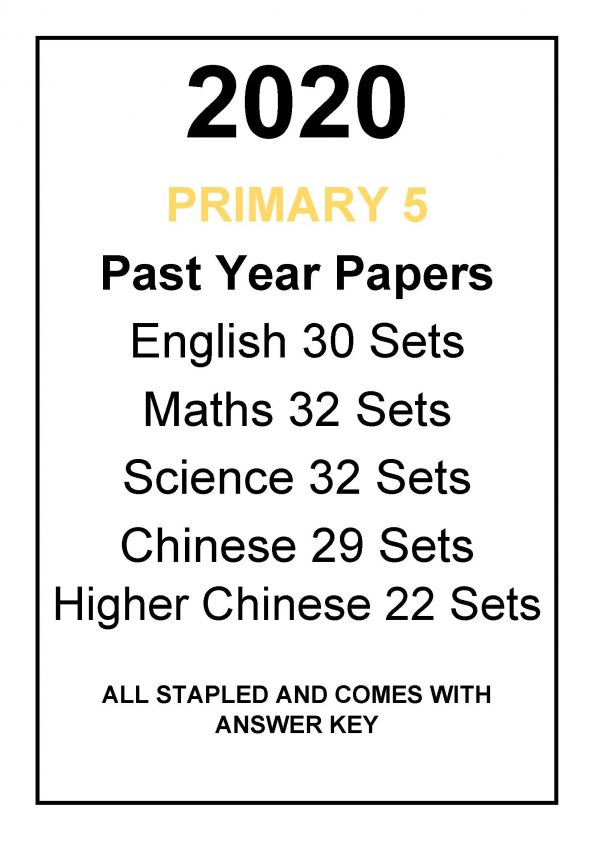 2020 P5 Past Year Exam Papers