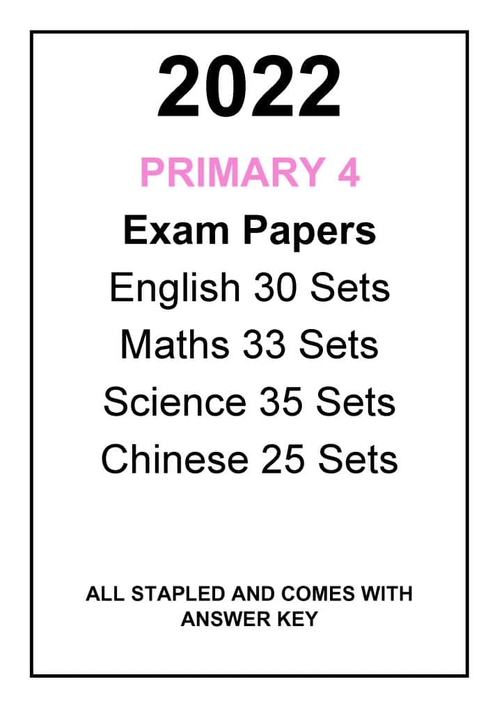 Singapore Top School Past Year Exam Paper | Open Paper