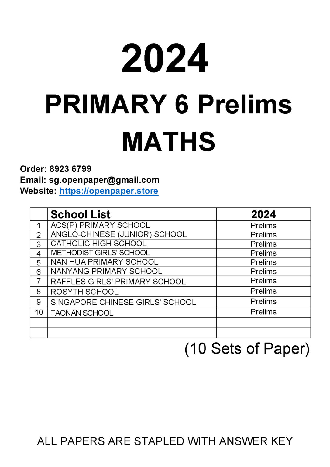 2025 Primary 6 Prelims Boost Your Child s PSLE Success 2025 primary 6 prelims boost your child s psle success