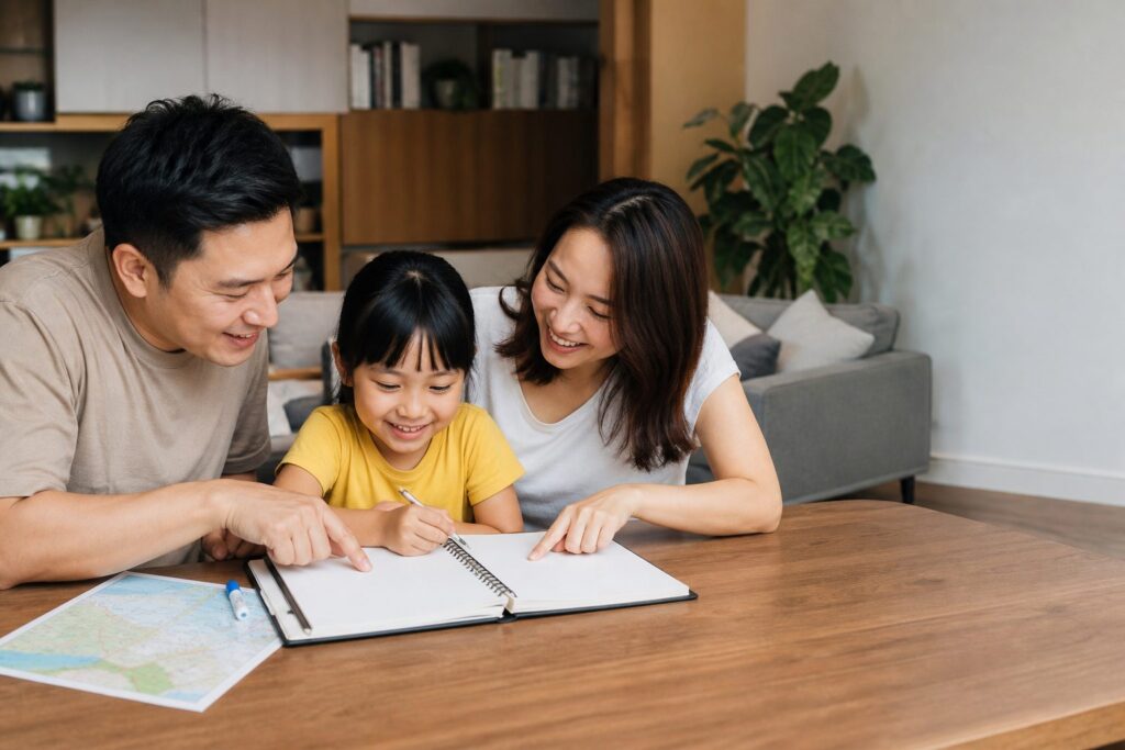 Singapore family planning long weekends for 2027 at home